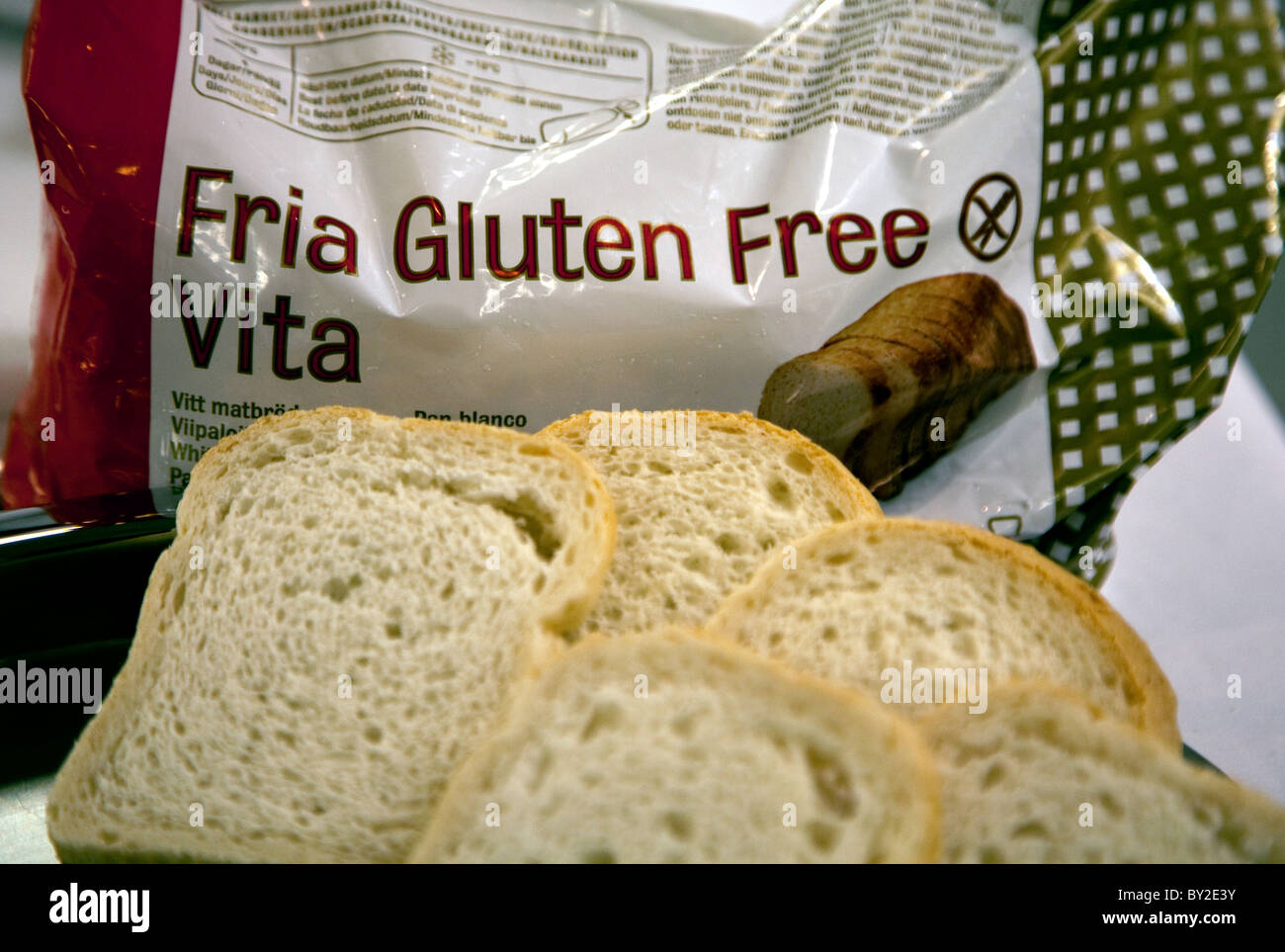 Schwedische glutenfreies Brot in John Lewis Foodhall von Waitrose in Oxford St, London Stockfoto