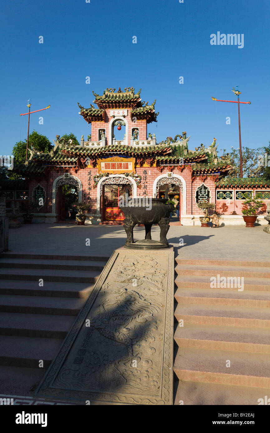 Aula der chinesischen Fujian Kongregation in Hoi an in Vietnam Stockfoto