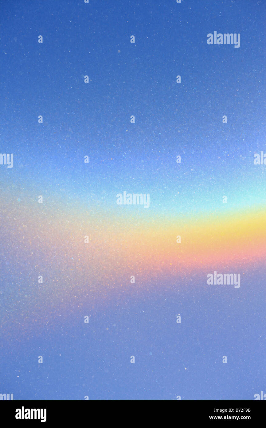 Sun Dog Eiskristalle Stockfoto