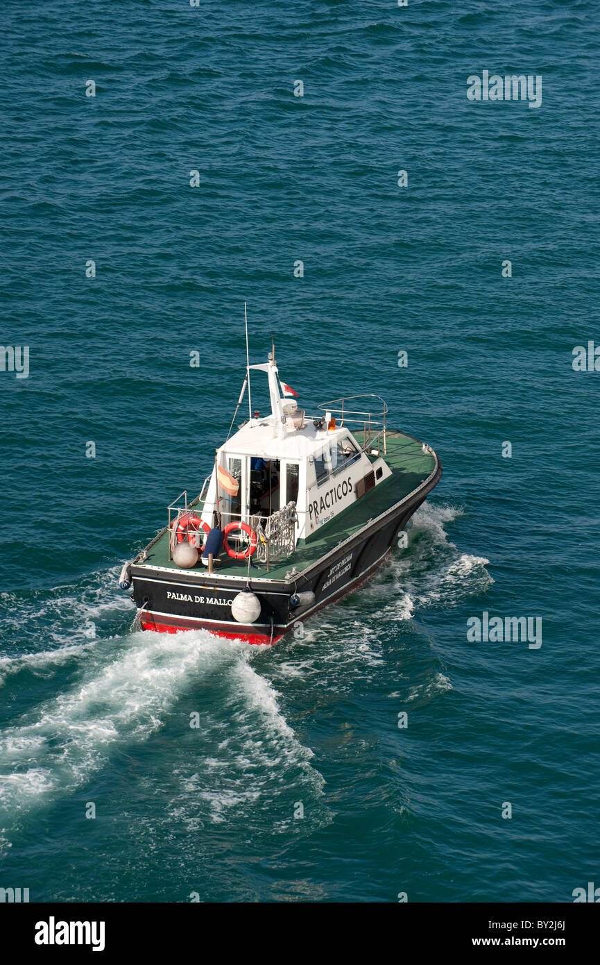 Lotsenboot Palma Mallorca Stockfoto