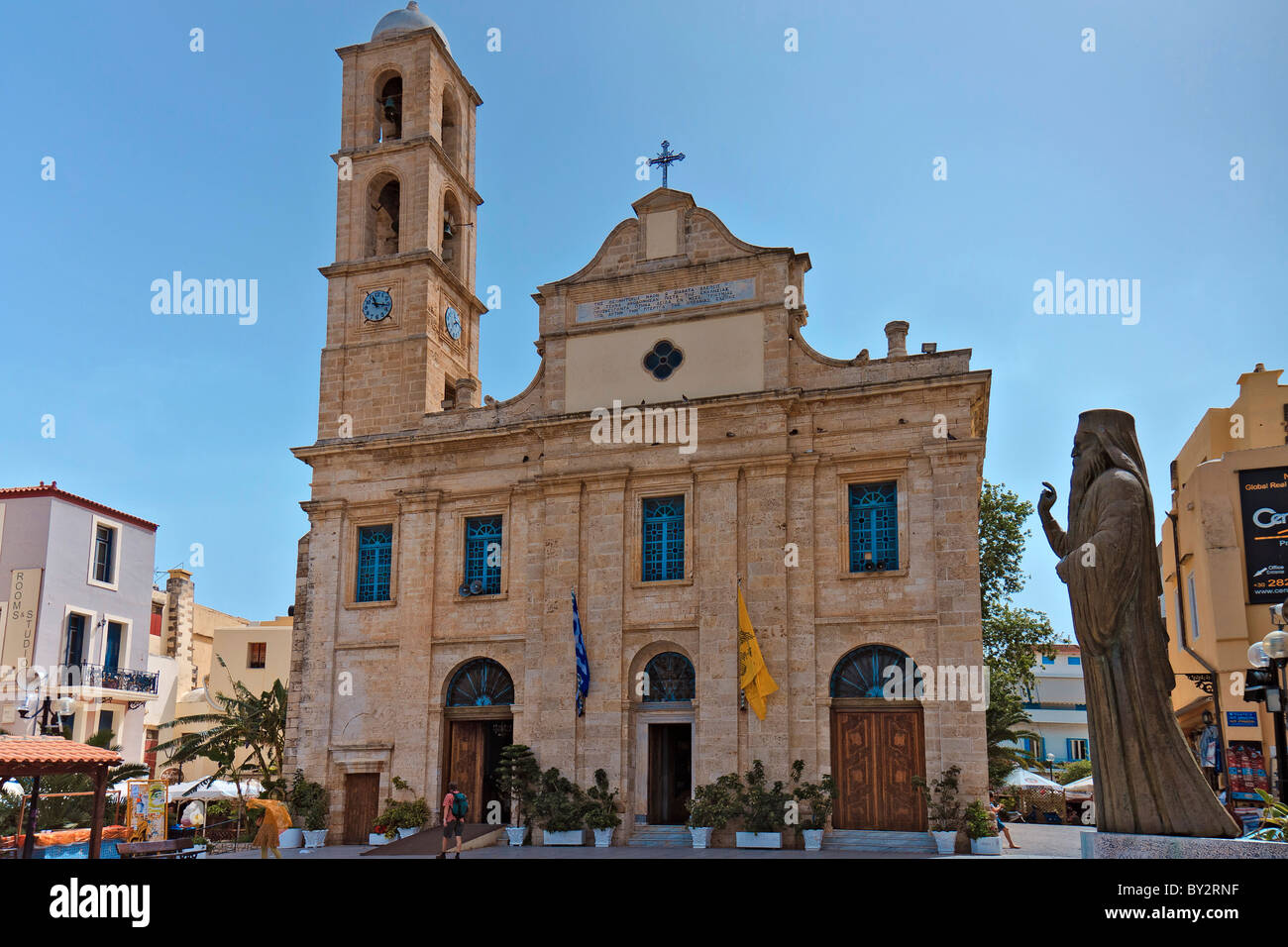 Chania Crete griechische orthodoxe Kathedrale Stockfoto