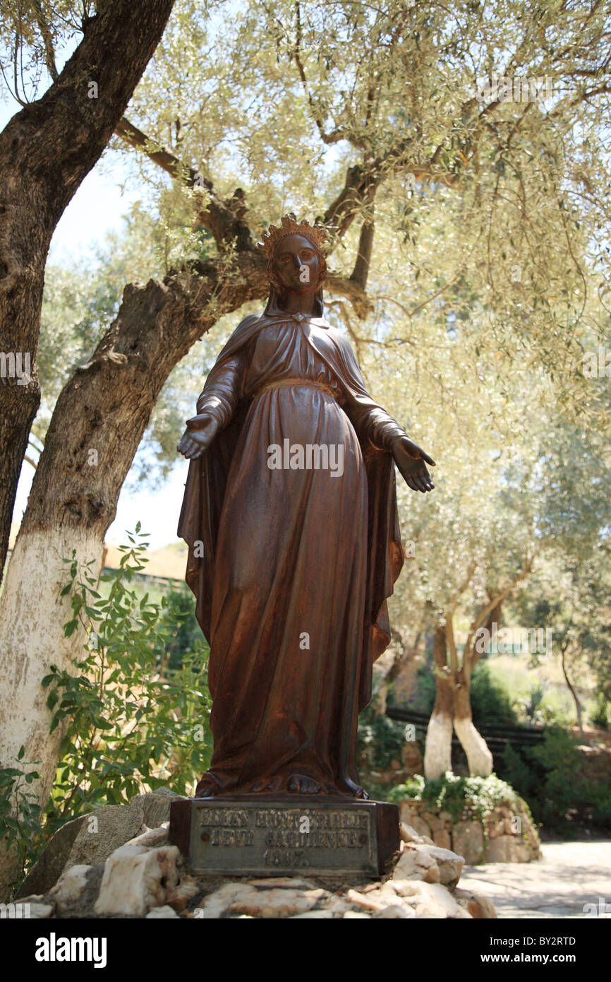 Statue der Jungfrau Maria-Ephesus-Türkei Stockfoto