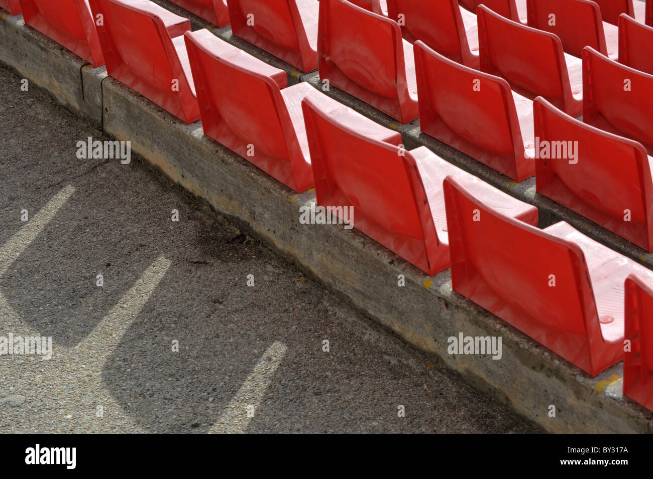 Freie Plätze im Stadion Stockfoto