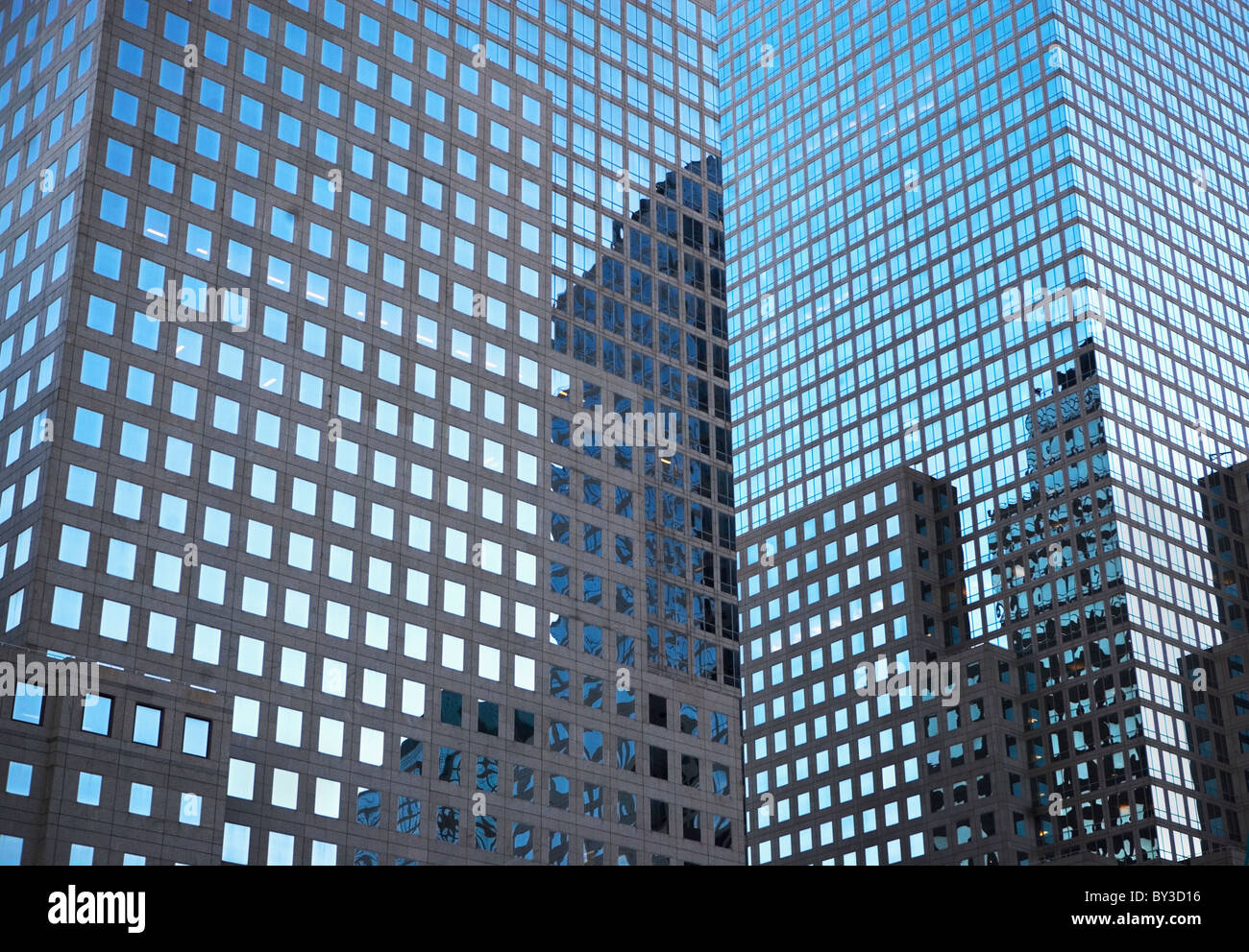 USA, New York City-Hochhaus-Fassade Stockfoto