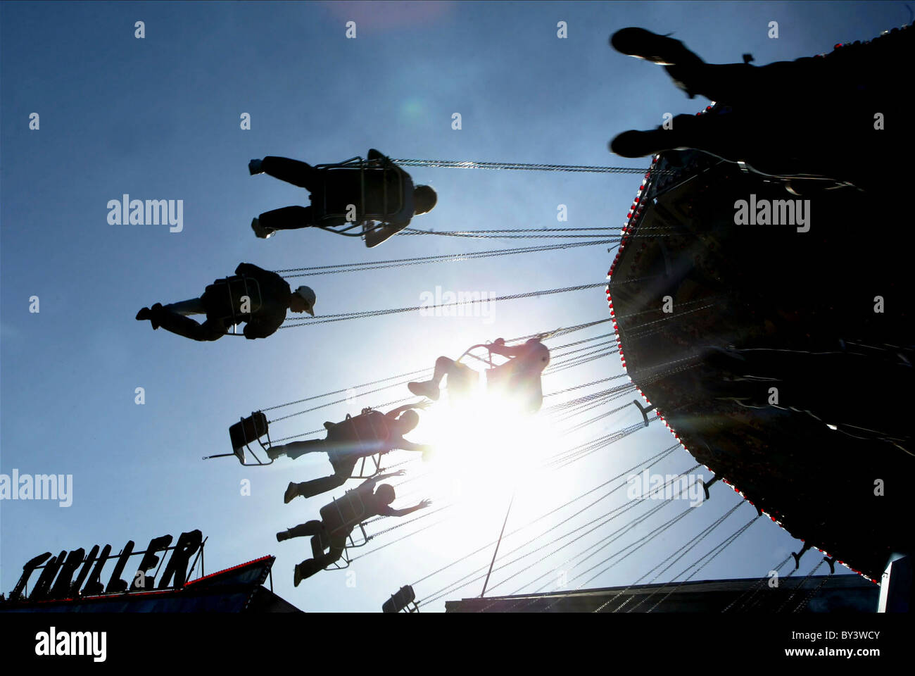 Messegelände fahren am Wochenende groß. Stockfoto