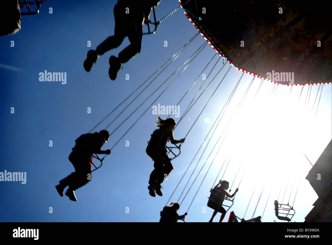 Messegelände fahren am Wochenende groß. Stockfoto