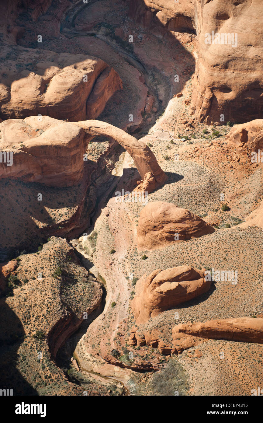 Rainbow Bridge, die weltweit größten natürlichen Bogen. Indianer (Navajo) heilig. Stockfoto