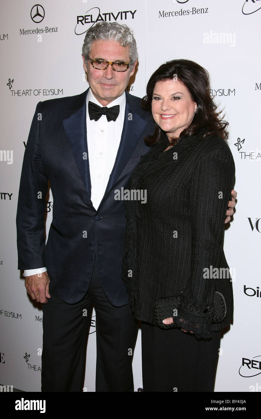 MICHAEL NOURI ANN SERRANO die Kunst des ELYSIUM 4. jährliche schwarze Krawatte CHARITY GALA DOWNTOWN LOS ANGELES Kalifornien USA 15 Januar Stockfoto