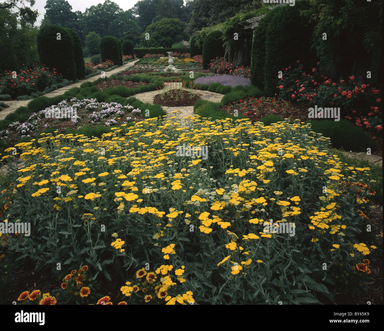 Italienischer Garten am Maymont - Virginia Stockfoto