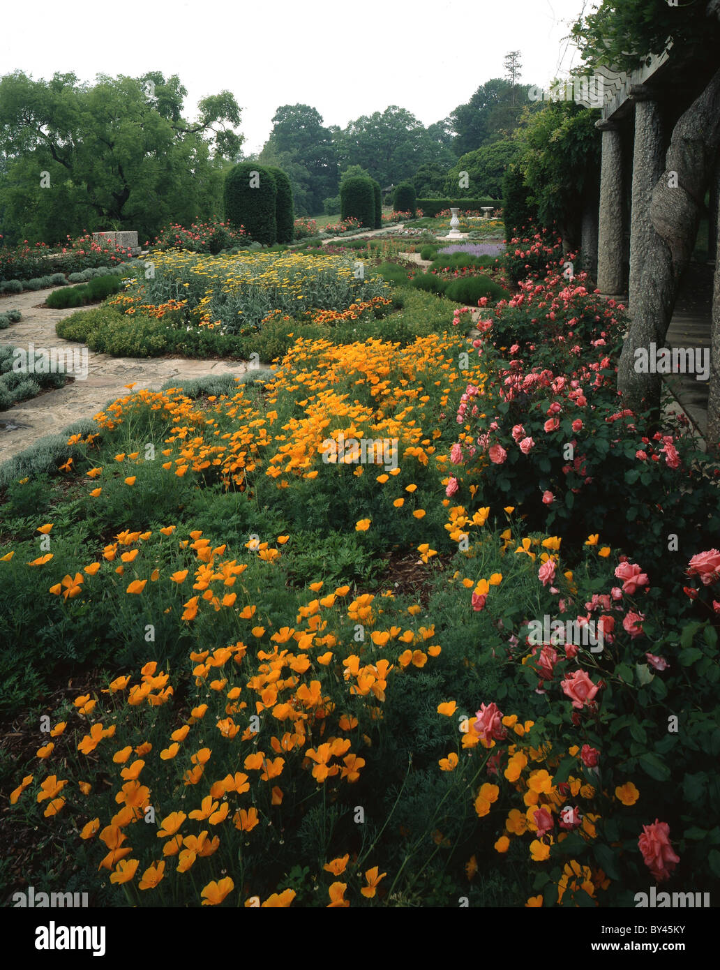 Italienischen Garten bei Maymont - VA Stockfoto