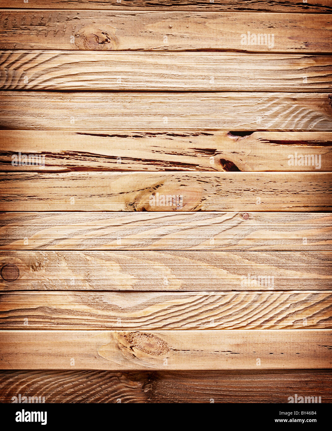 Bildstruktur von alten Holzbohlen. Stockfoto