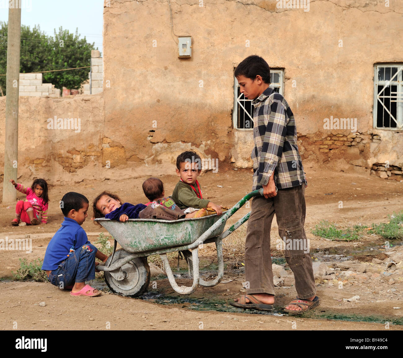 Kinder, Harran, Türkei 100923 36763 Stockfoto