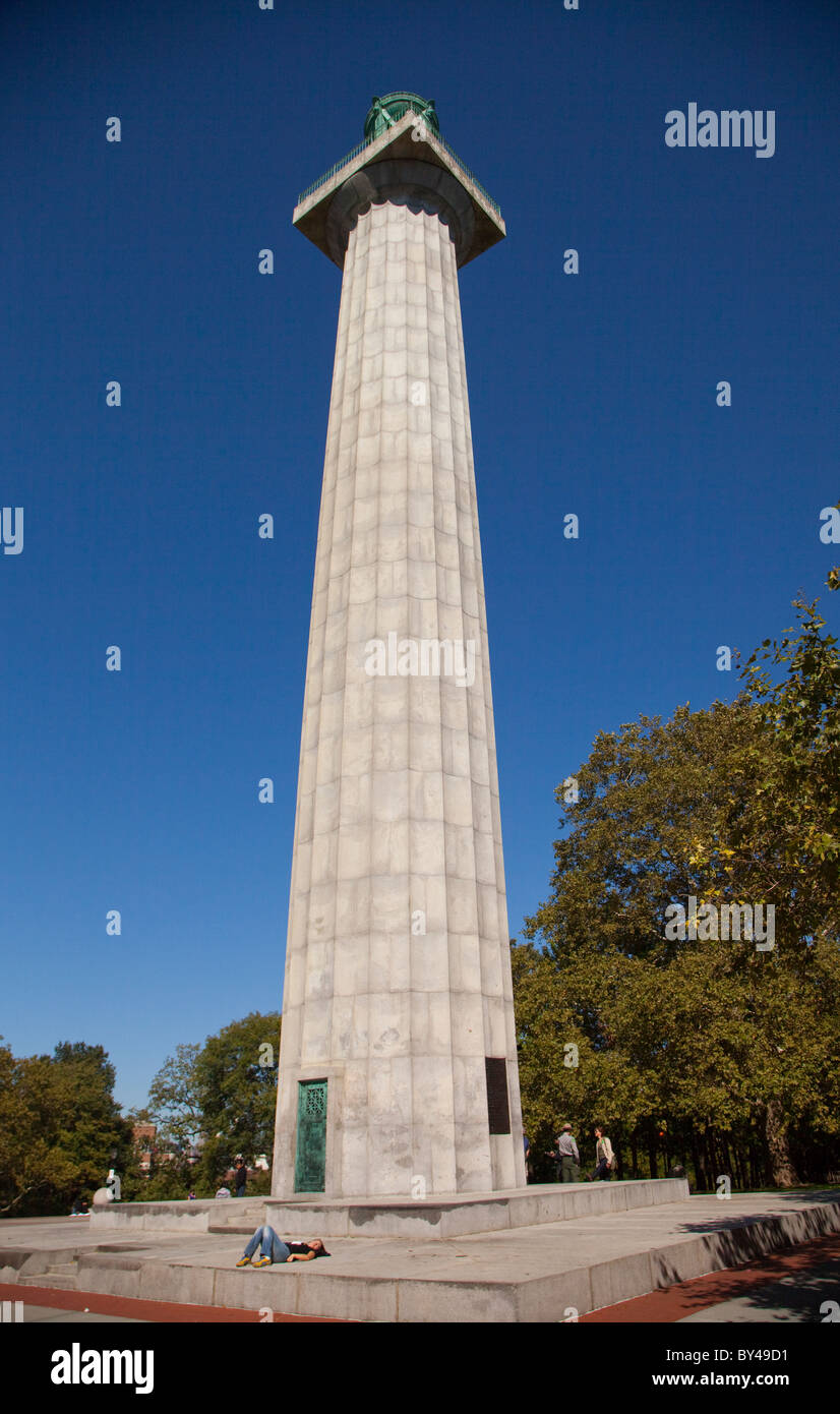Gefängnis Schiff Märtyrer Denkmal Fort Greene Park Brooklyn Stockfoto