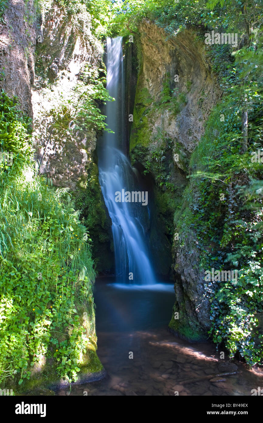 Dyserth Wasserfall, Dyserth, Denbighshire, North Wales, UK Stockfoto