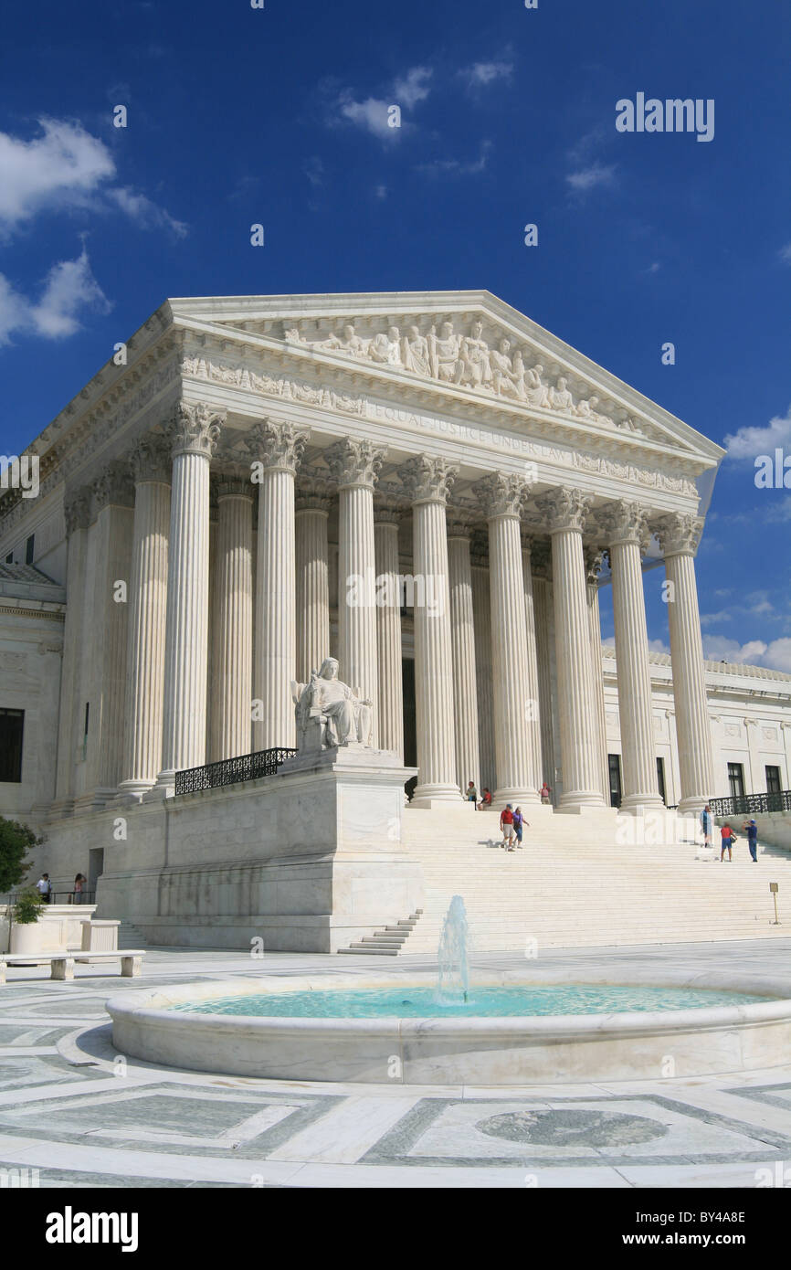 US Supreme Court Building, Washington D. C. Stockfoto