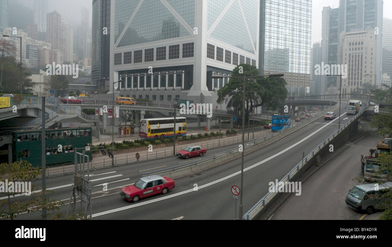 Hong Kong-Wolkenkratzer Stockfoto