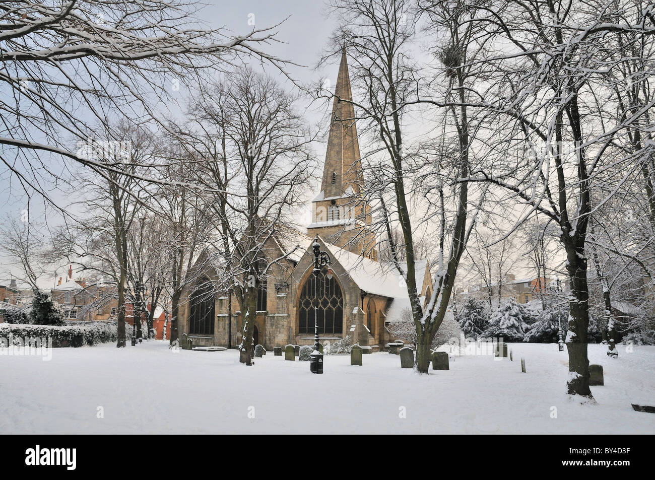 St. Marien Pfarrkirche Cheltenham Stockfoto St. Marien Pfarrkirche Cheltenham Stockfoto
