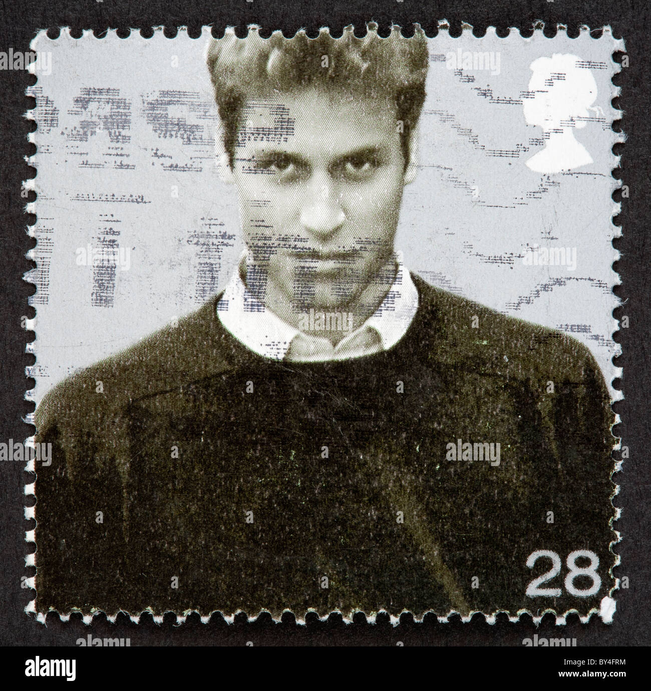 Britische Briefmarke Stockfoto