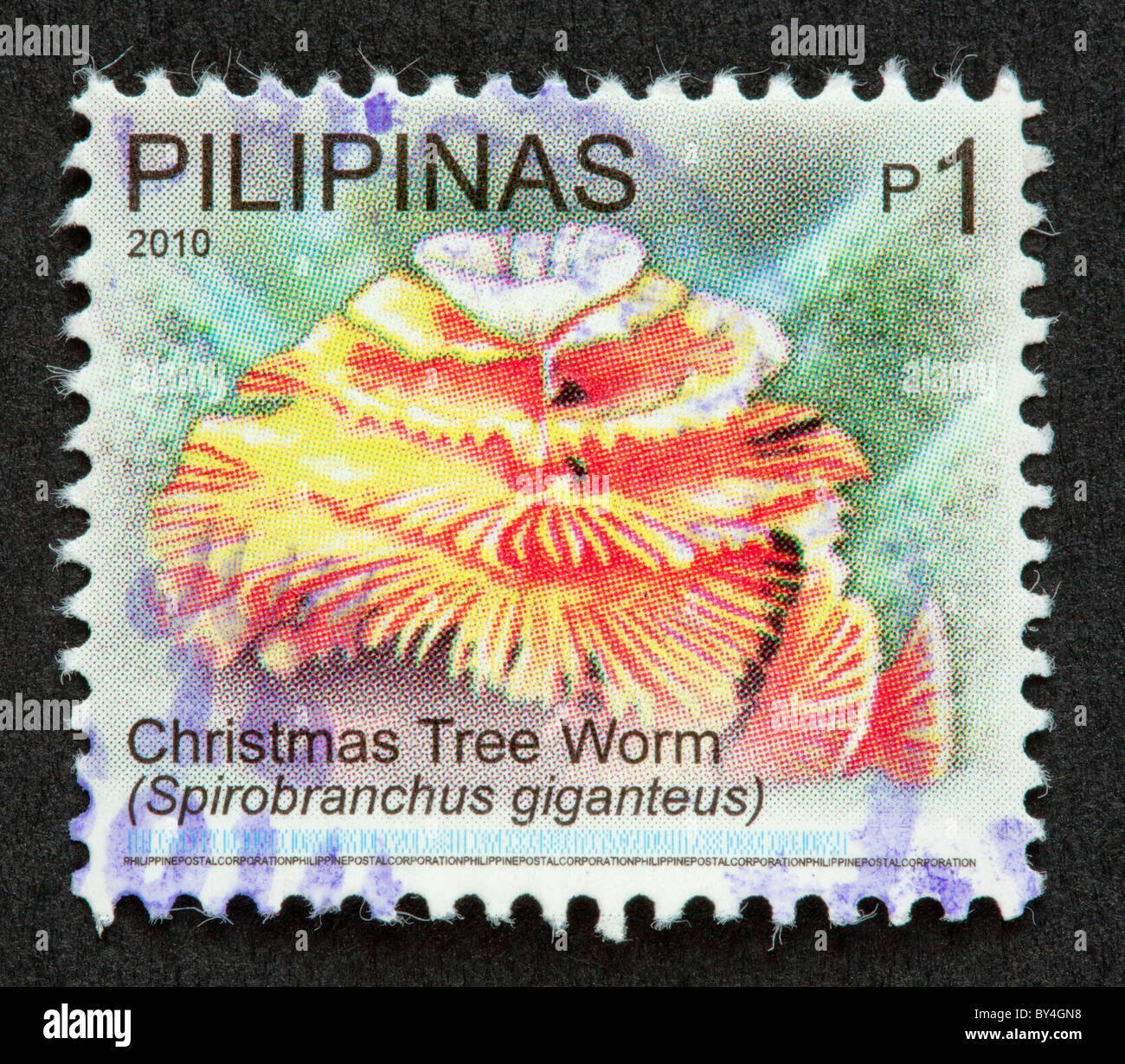 Philippinische Briefmarke Stockfoto