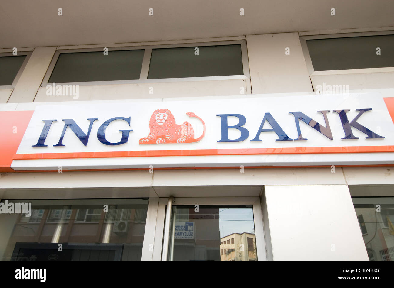 Ing Bank High-Street-Banken banking Internationale Nederlanden Groep niederländischen Zweig Zweige Stockfoto