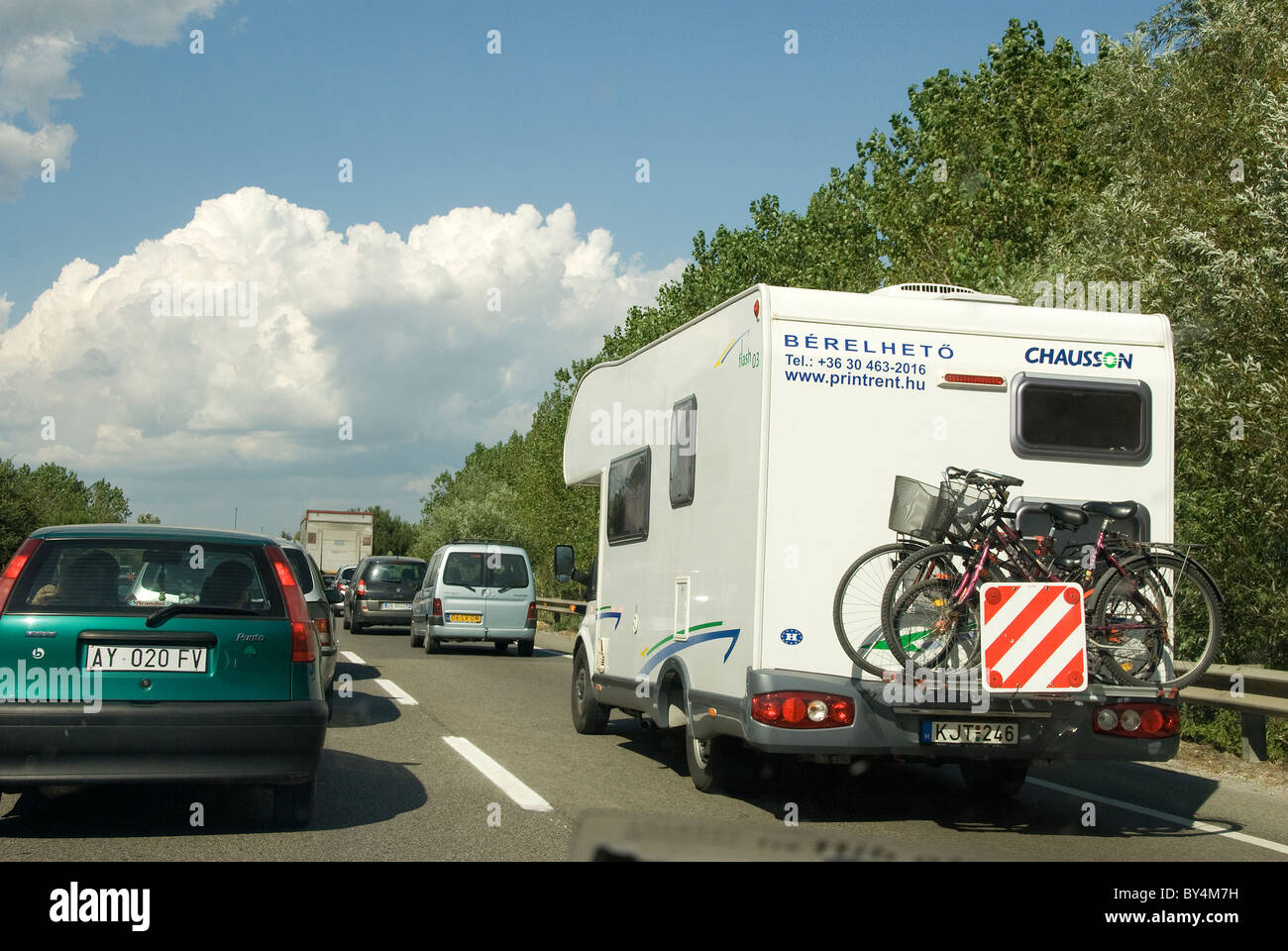 Fahren in Italien Stockfoto