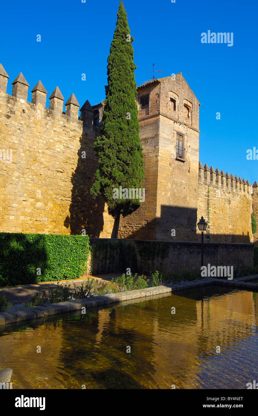 Almodóvar Tor, Córdoba. Andalusien, Spanien Stockfoto