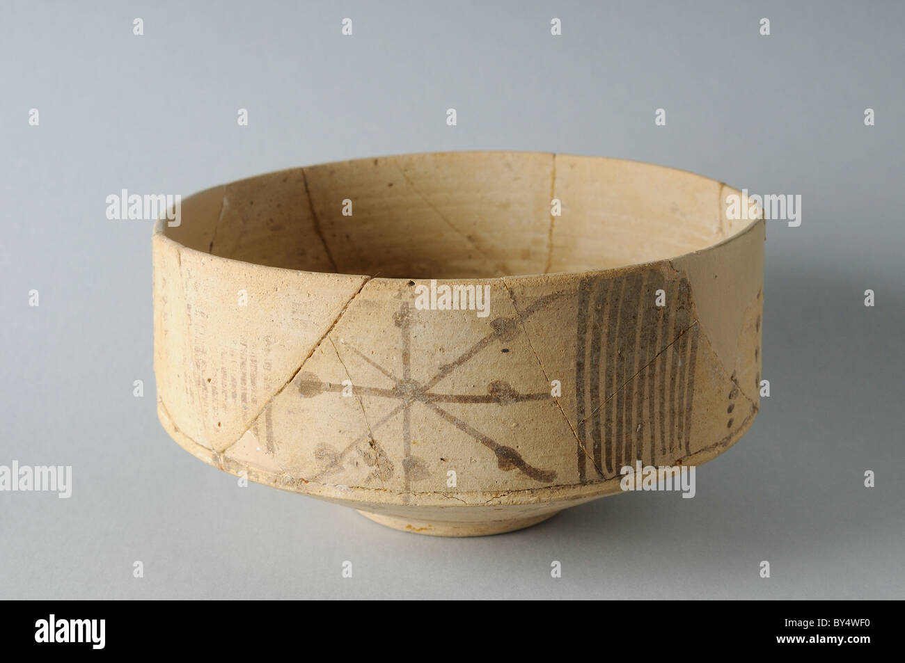 Keramischer Vase indische Tradition (1. CE) Römerzeit Complutum ALCALA DE HENARES Madrid Spanien Stockfoto