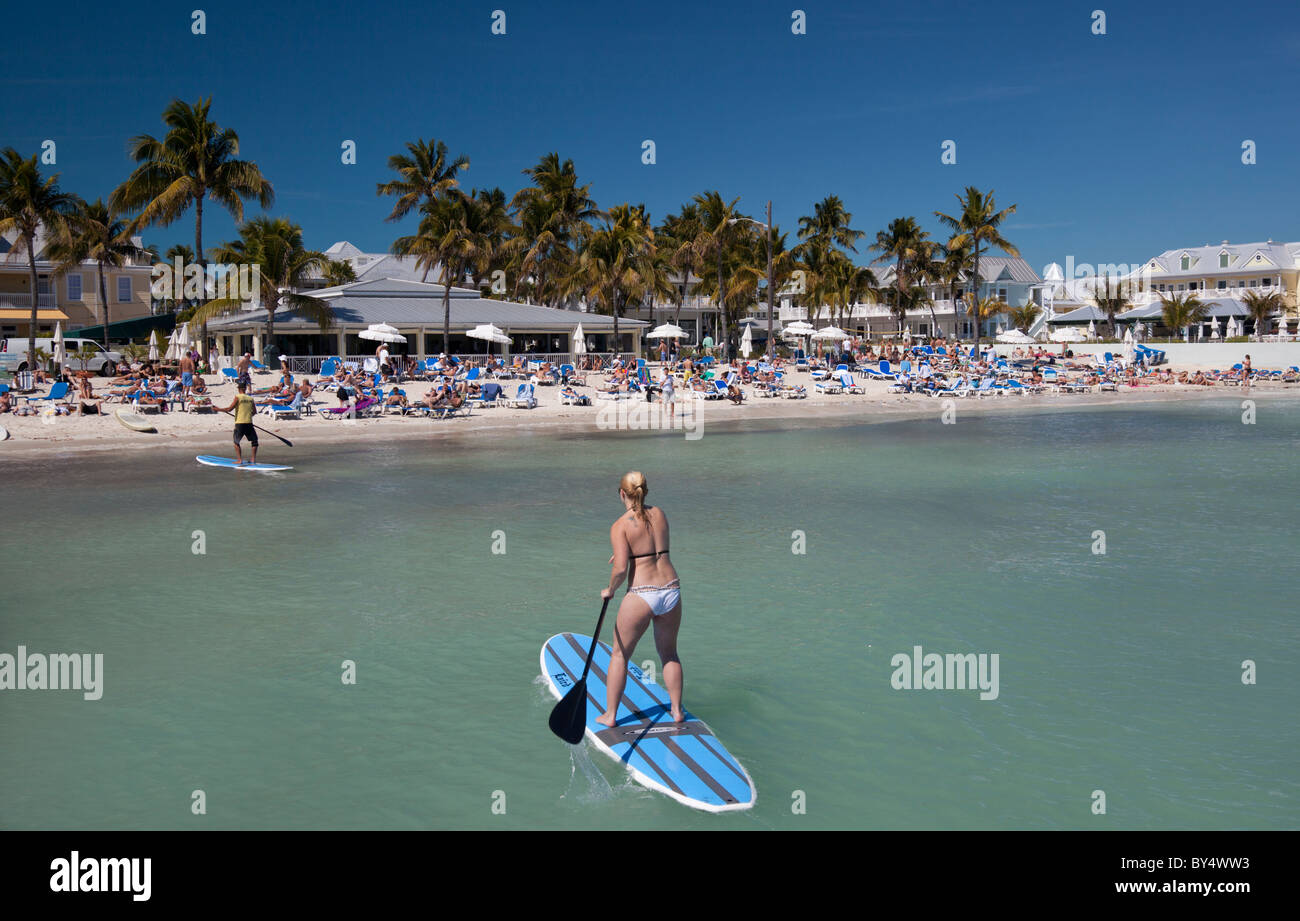 South Beach (südlichste Strand), Key West, Florida Stockfoto