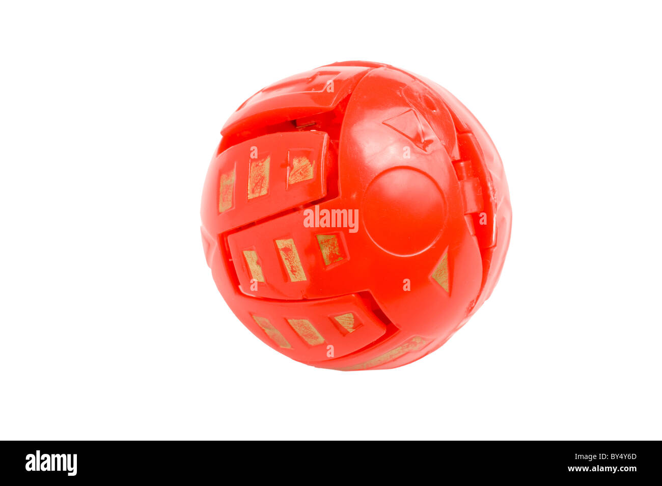 Objekt auf weiß - wandelbare Spielball Stockfoto