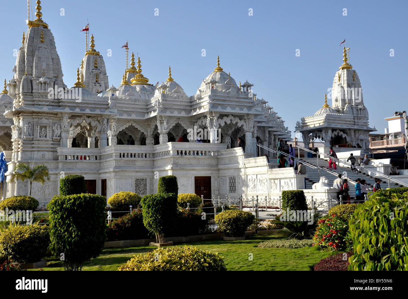 Shree Swaminarayan Tempel Bhuj, Gujarat, Indien Stockfoto