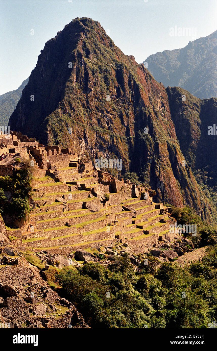 Die Ruinen von Machu Picchu, Peru, Lateinamerika Stockfoto