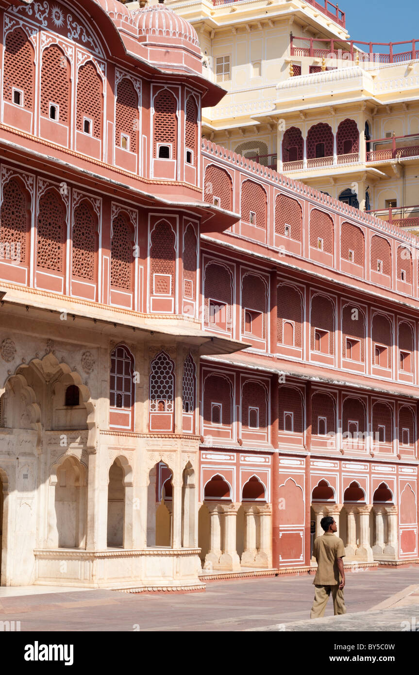 Jaipur-Stadtschloss Stockfoto