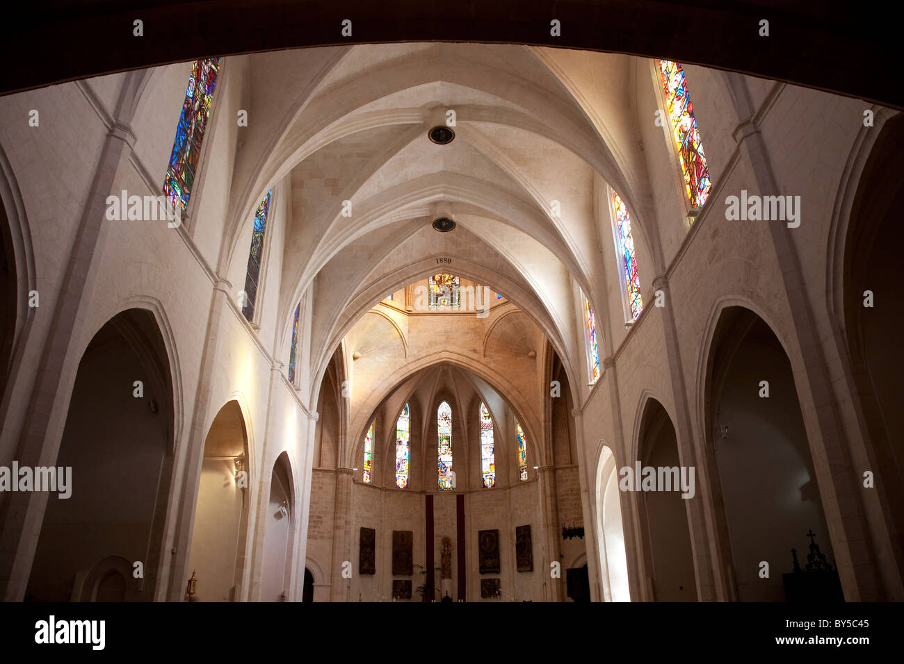 St. Mary Parish Church in Sineu, Mallorca, Spanien Stockfoto