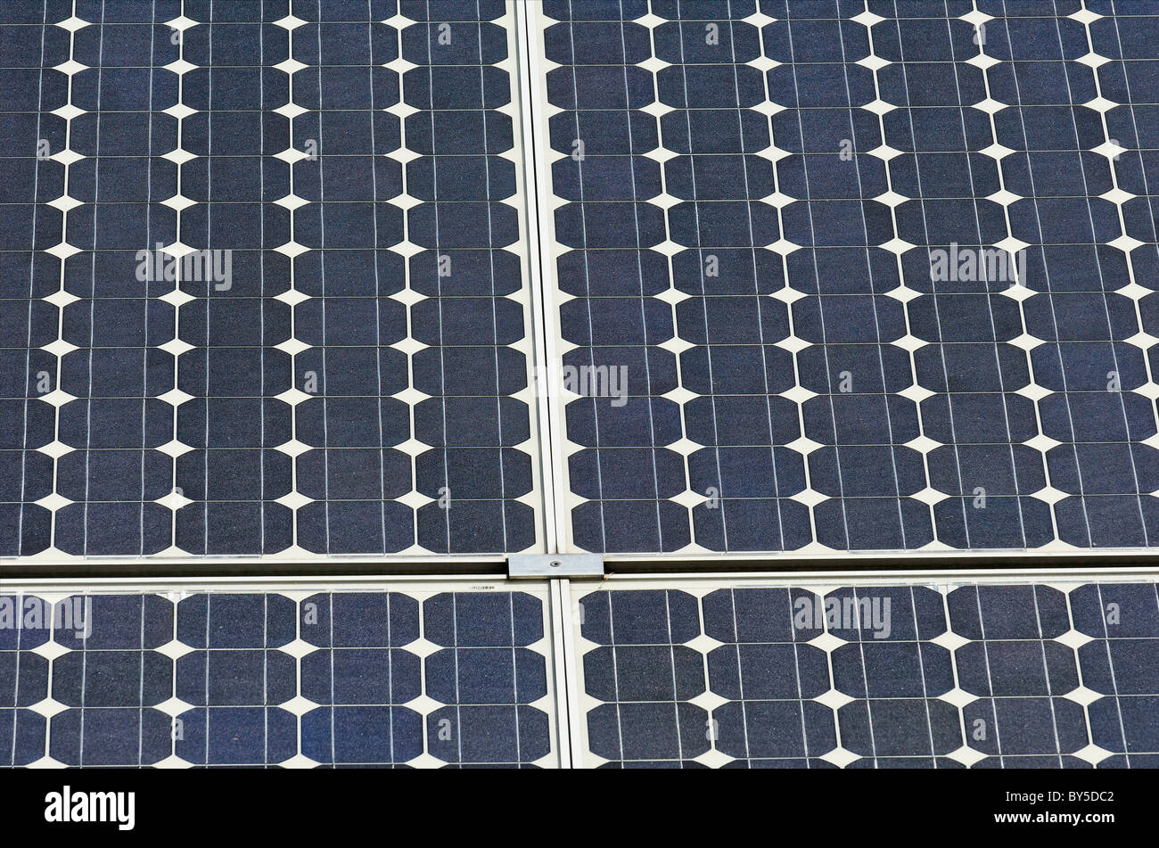 Photovoltaik-system Stockfoto