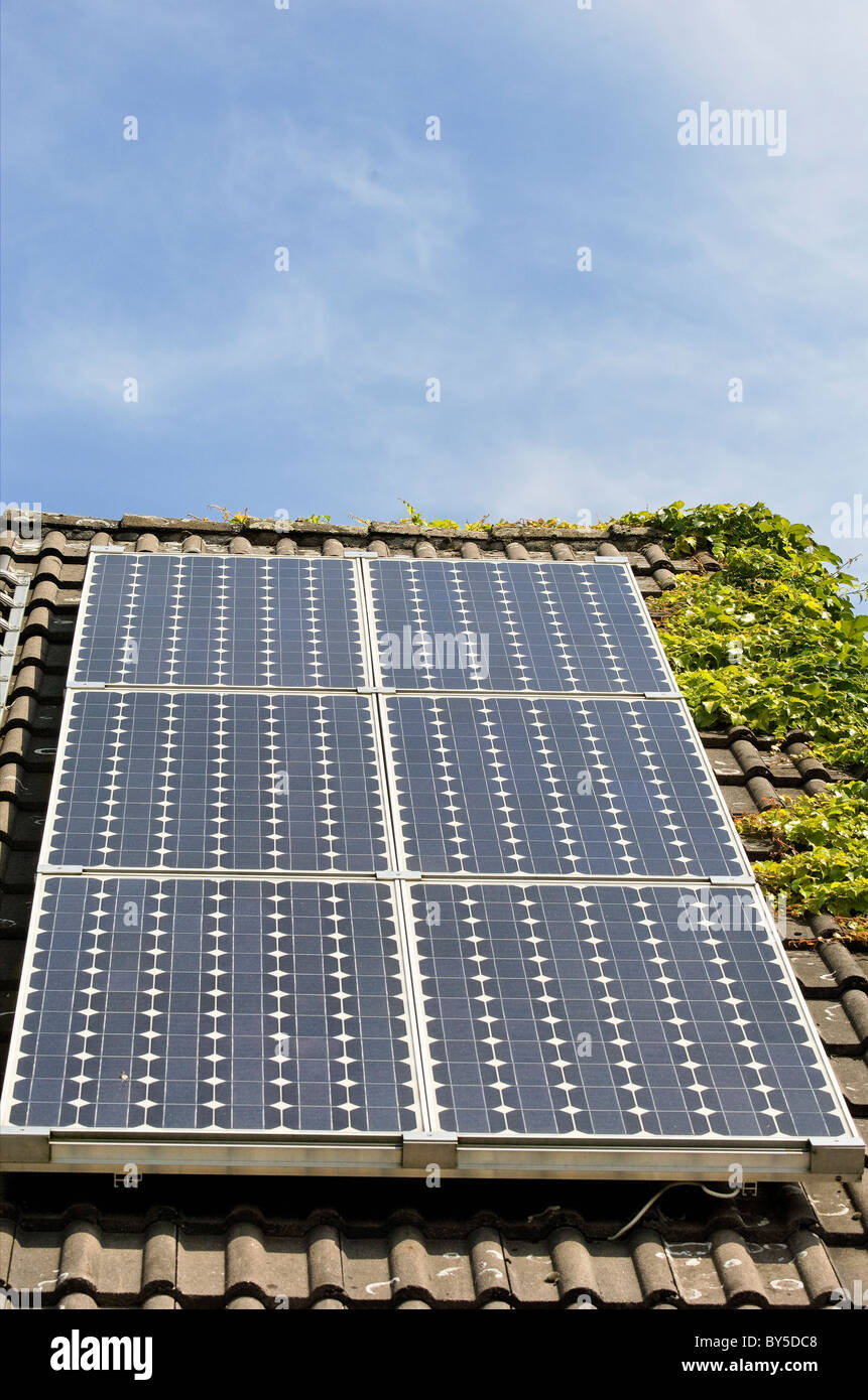 Photovoltaik-system Stockfoto
