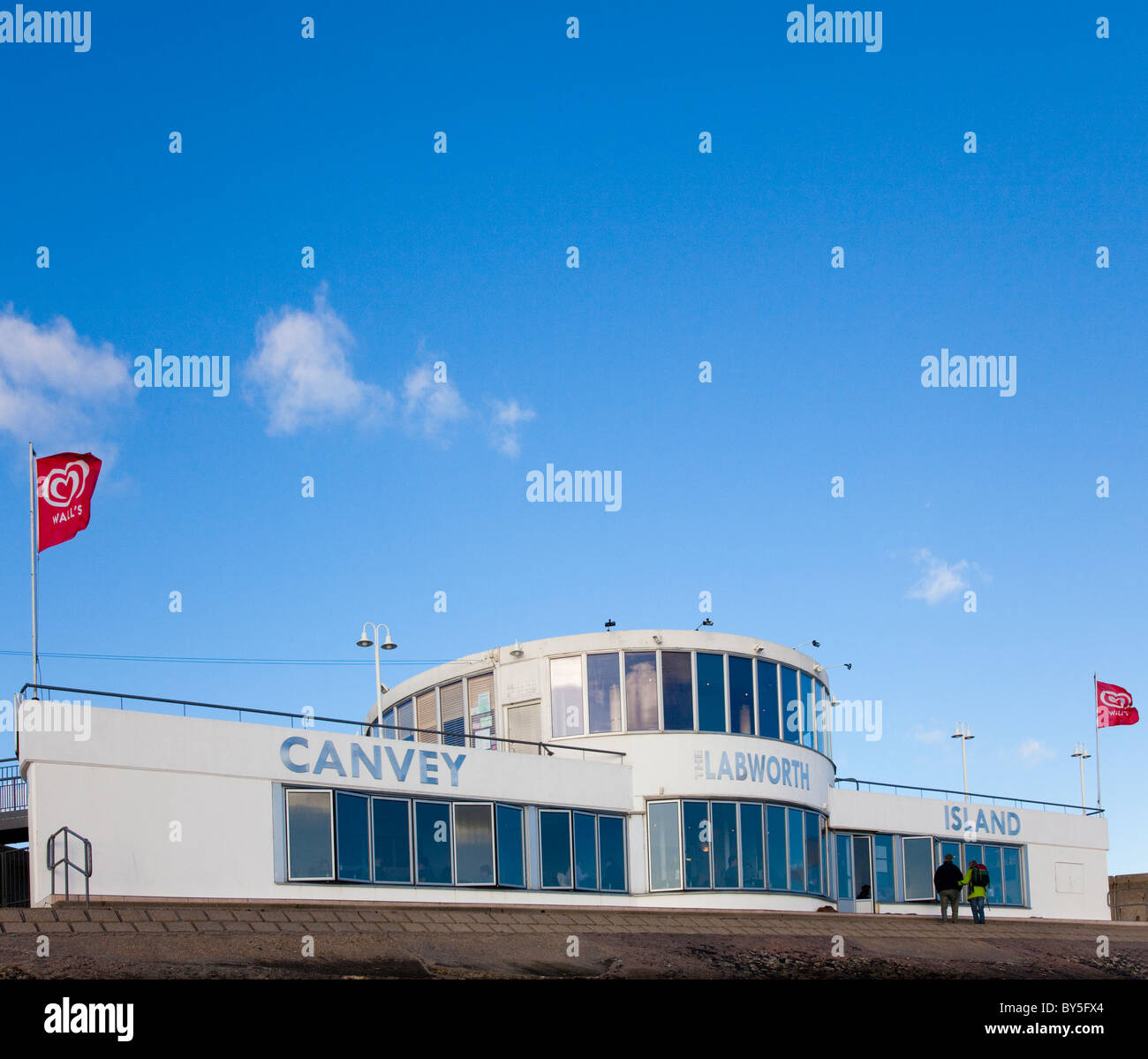 Labworth Restaurant and Beachside Bistro, Eastern Esplanade, Canvey Island, Essex, Großbritannien Stockfoto