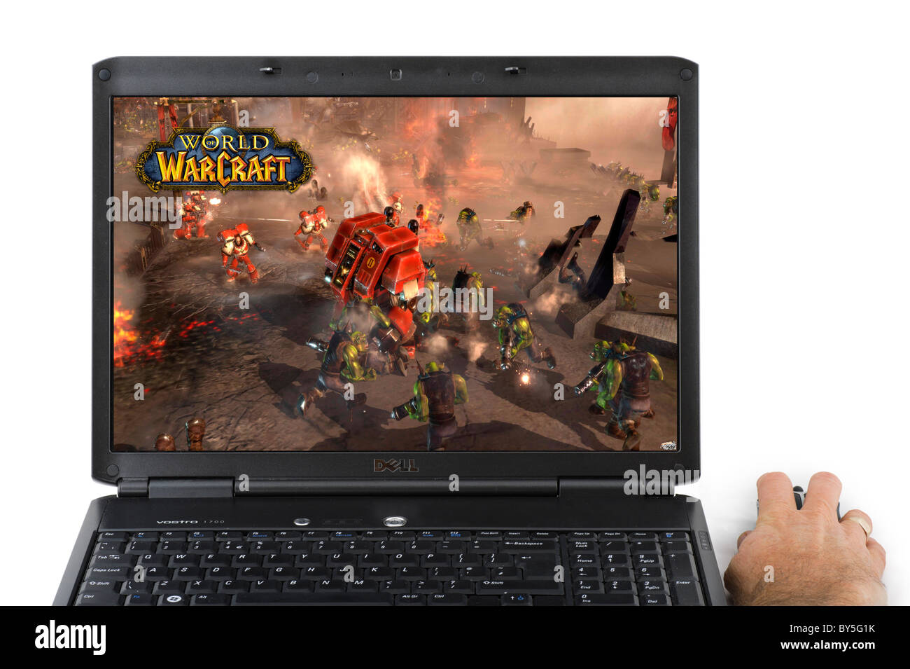 Die beliebten World of Warcraft Multiplayer-Online-Rollenspiel (MMORPG) Stockfoto