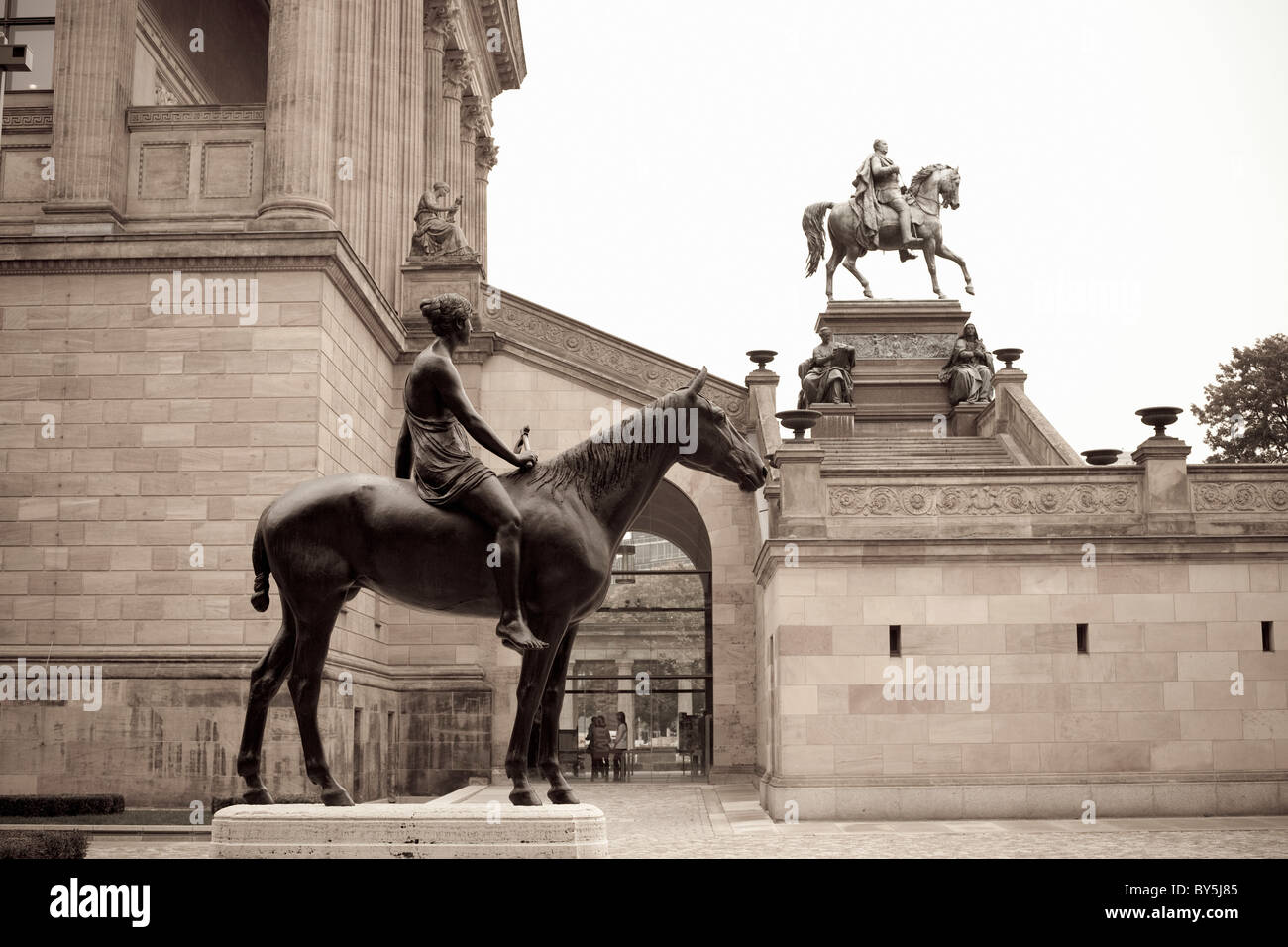 Deutschland, Berlin, Alte nationale Galerie (Alte Nationalgalerie) 1861 auf der Museumsinsel Stockfoto