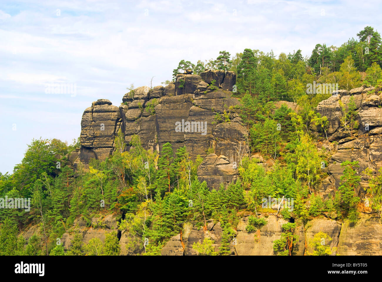 Affensteine - Berge Affensteine 03 Stockfoto