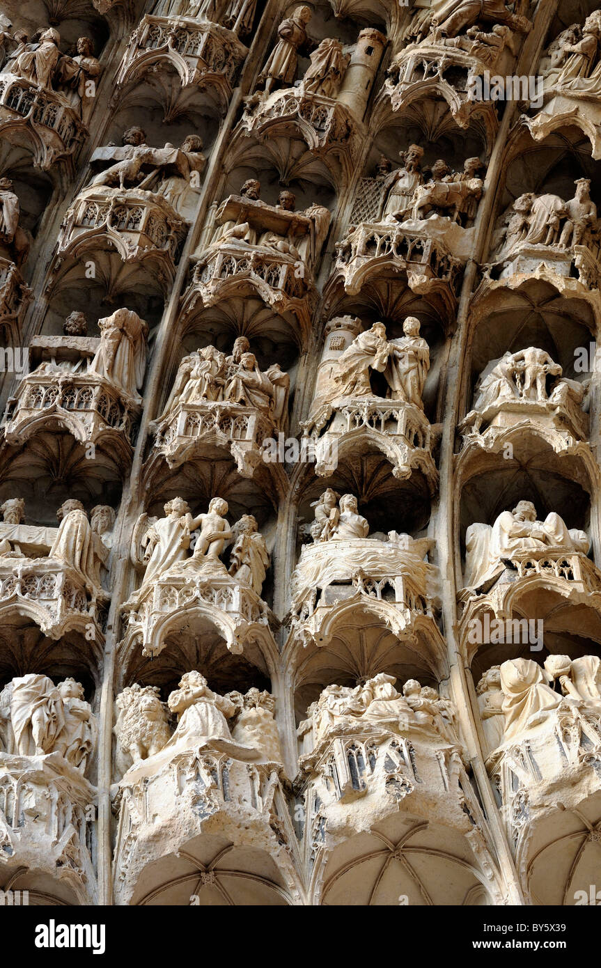 Auxerre (89): Auxerre Kathedrale ("Cathédrale Saint-Étienne d'Auxerre") Stockfoto