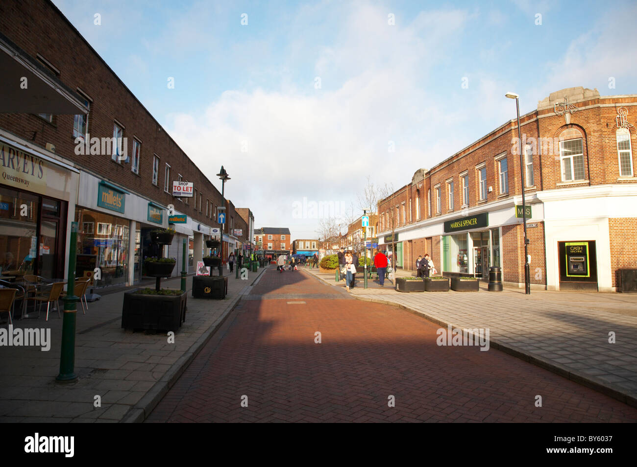 Queensway in Crewe Cheshire UK Stockfoto