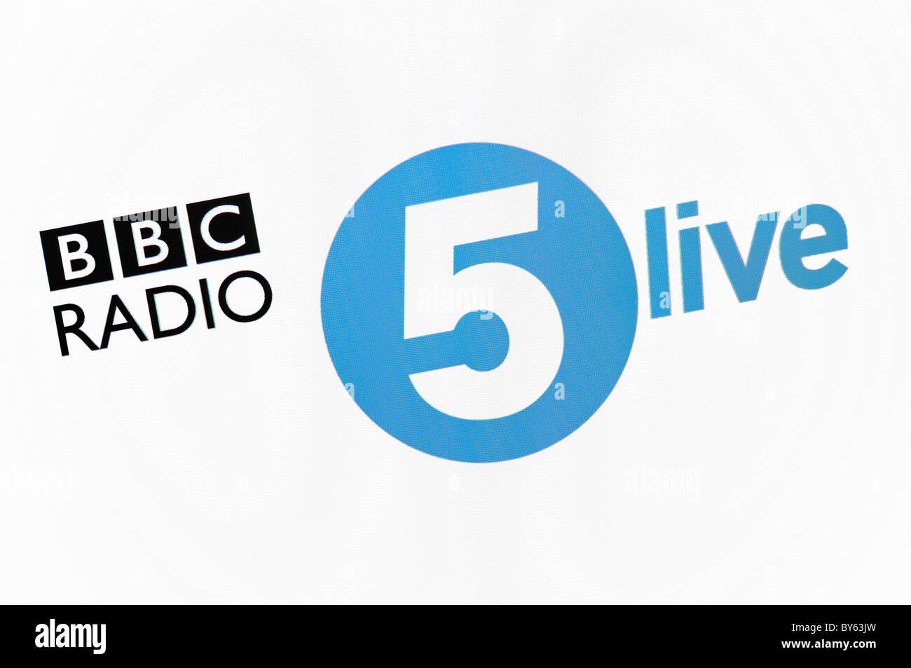 BBC Radio 5 Live-Website Screenshot Stockfoto