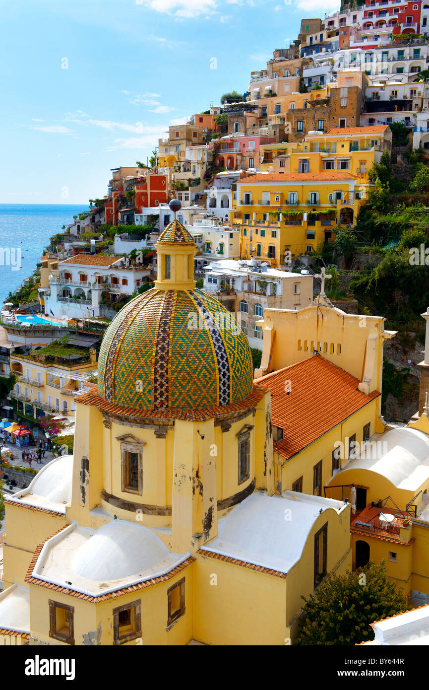 Positano - Amalfi Caost - Stadt Italien Stockfoto