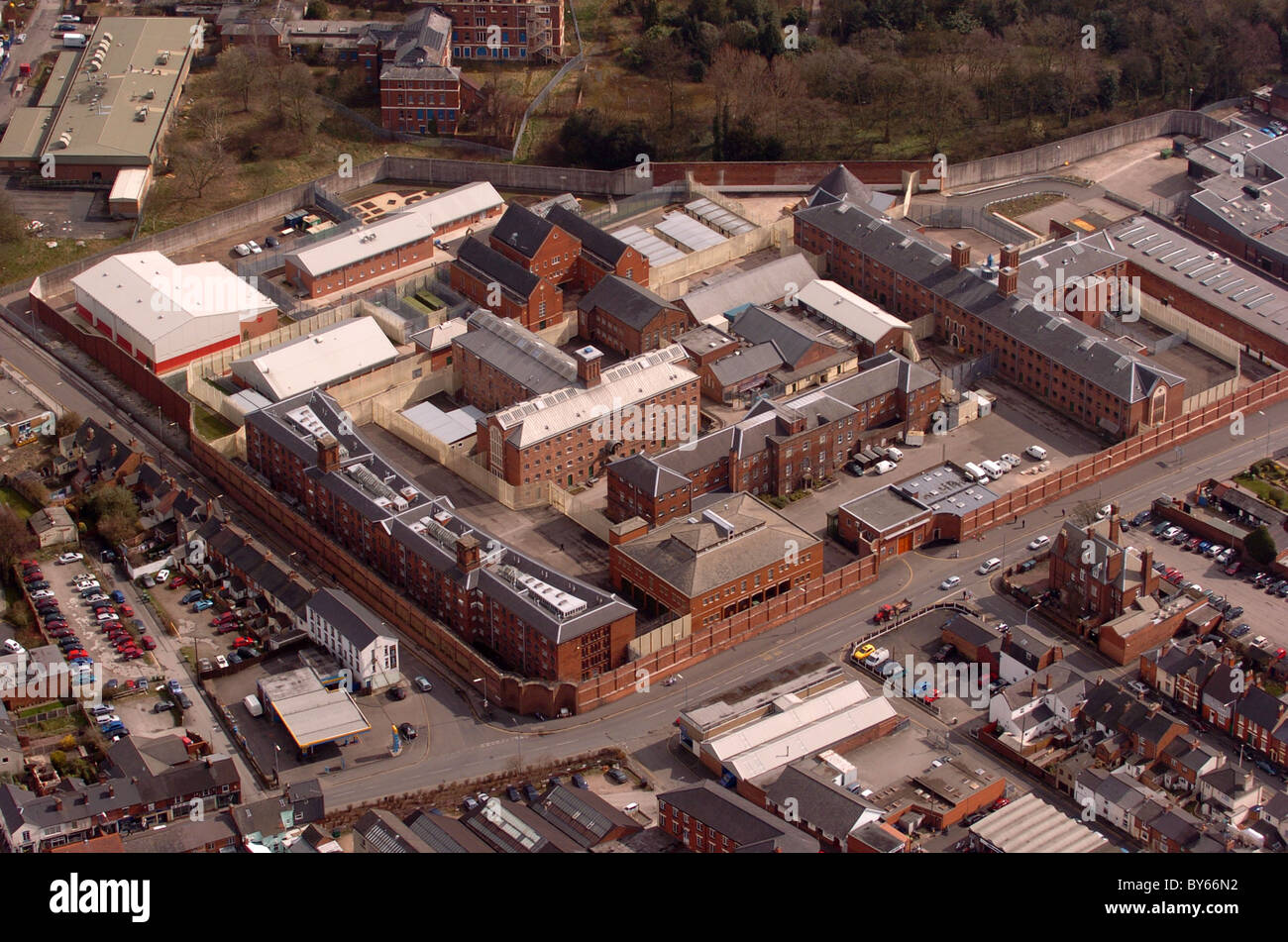 Luftaufnahme von Stafford Gefängnis 2005 Stockfoto