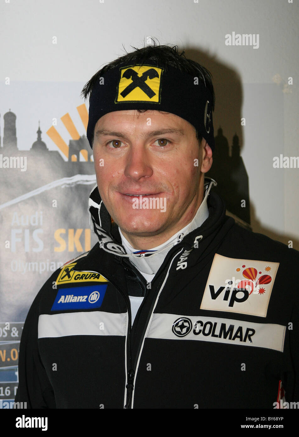 Ivica KOSTELIC (Kroatien) - MUENCHEN, 02.01.2011, PARALLEL-SLALOM Olympiaberg, alpinen SKI-Weltcup Stockfoto