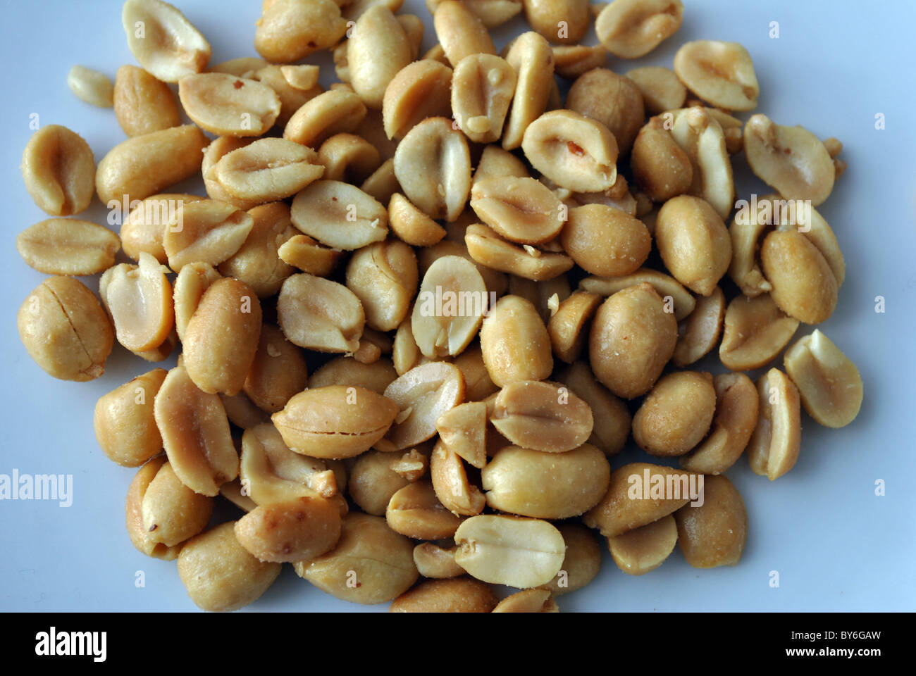 Hintergrund Texturen Erdnüsse Stockfoto