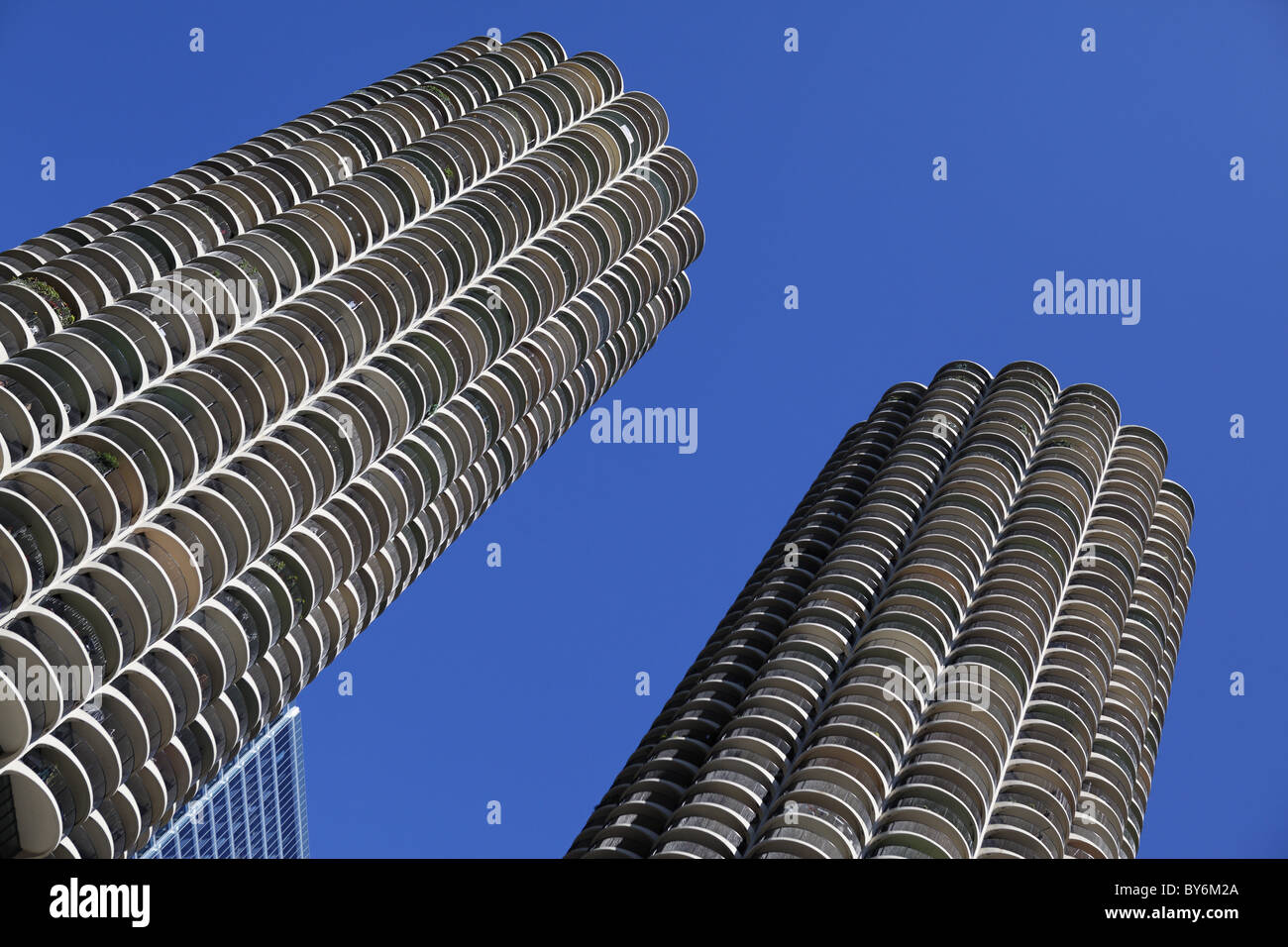 Marina City, auch genannt Mais Building, Chicago, Illinois, USA Stockfoto