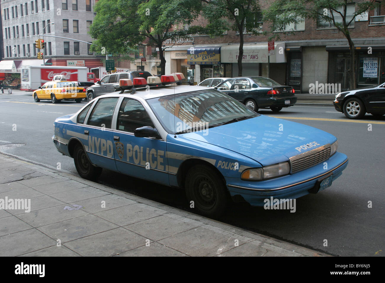 NYPD Chevvy Caprice Polizeiauto Stockfoto