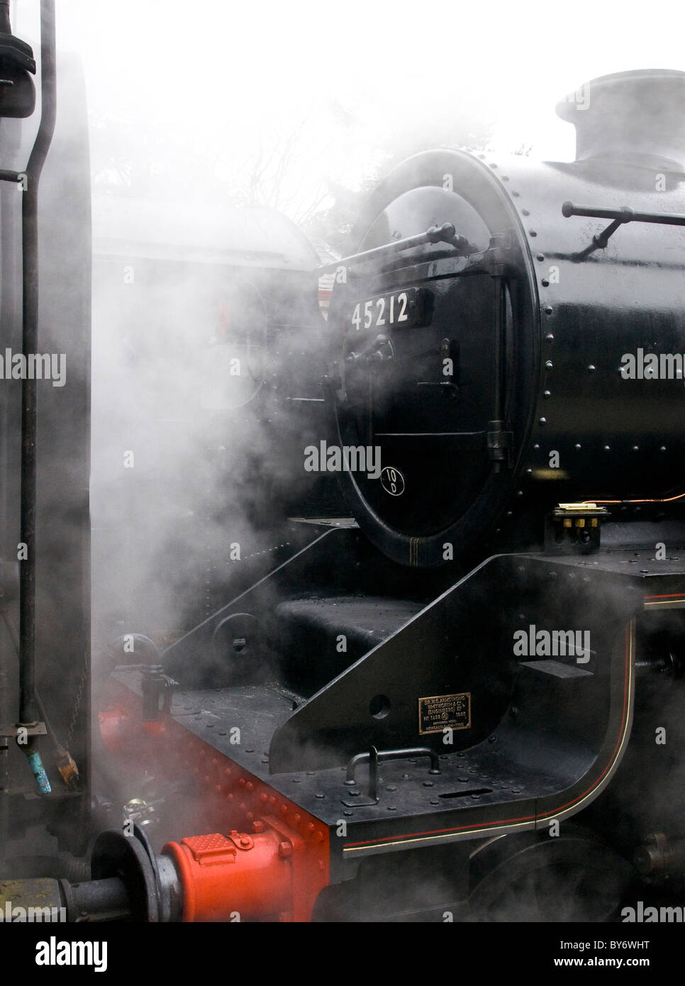Dampfmaschine auf den North York Moors Railway Stockfoto