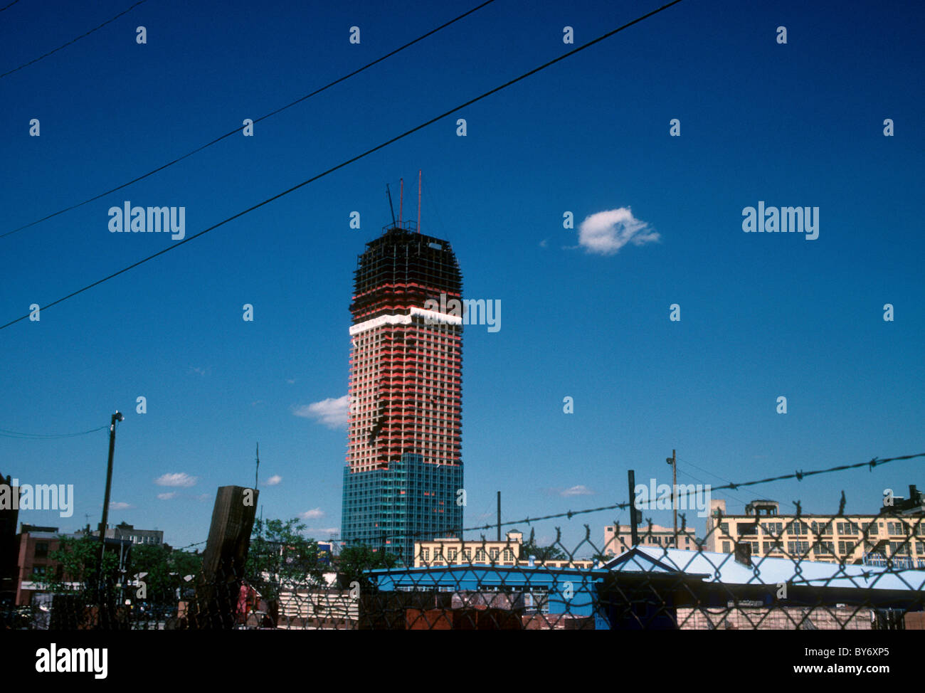 Die im Bau Citigroup Center in Long Island City im New Yorker Stadtteil Queens Stockfoto